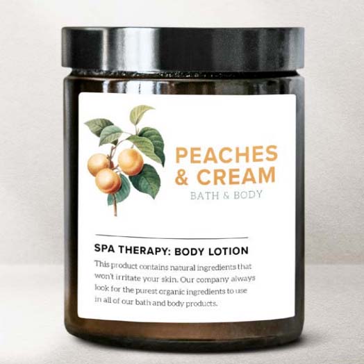 Lotion Label