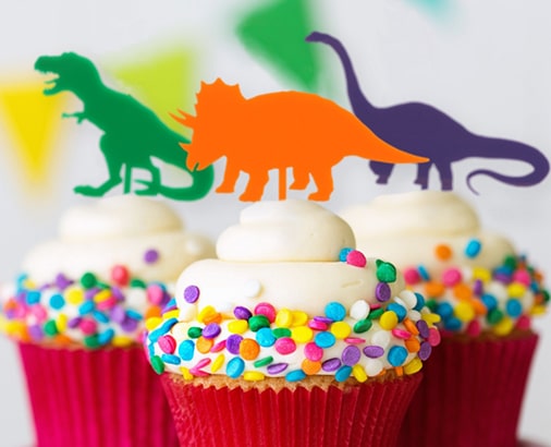 DINOSAUR CUPCAKE TOPPER