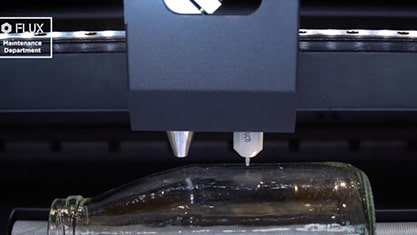 FLUX HEXA 60W Laser Cutter Installing the Rotary Attachment
